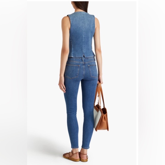 Frame Le High Skinny Jeans Super Stretch High Rise in Poe: Size 25 - Picture 2 of 12